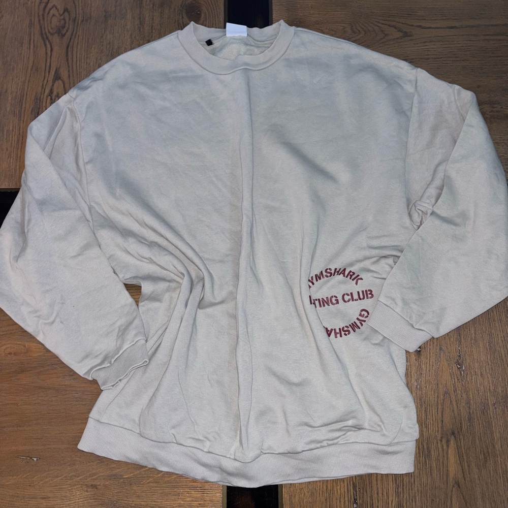 Gymshark Beige Crewneck Men's Sweater